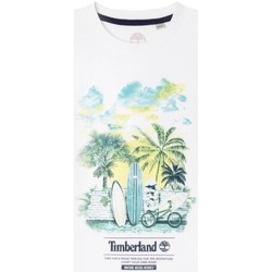tekstylia Chłopiec T-shirty z krótkim rękawem Timberland  Biały