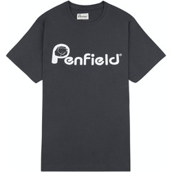 tekstylia Męskie T-shirty z krótkim rękawem Penfield T-shirt  Bear Chest Print Szary