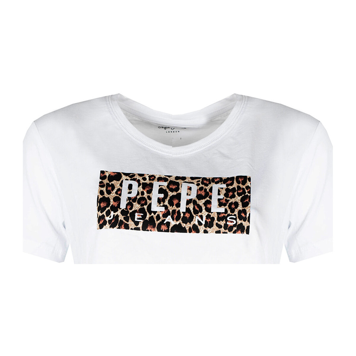 tekstylia Damskie T-shirty z krótkim rękawem Pepe jeans PL504996 | Cristinas Biały