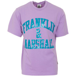 tekstylia Męskie T-shirty z krótkim rękawem Franklin & Marshall T-shirt à manches courtes Fioletowy