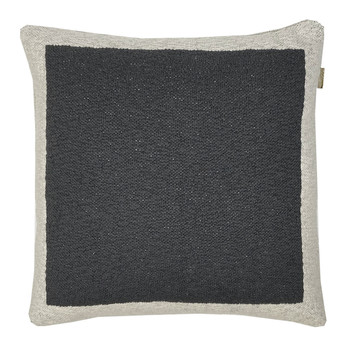 Dom Poduszki Malagoon Solid knitted poster cushion black Czarny