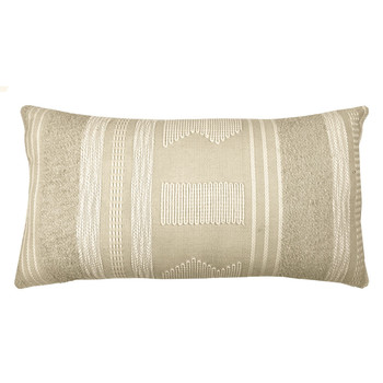 Dom Poduszki Malagoon Craft offwhite cushion rectangle (NEW) Biały