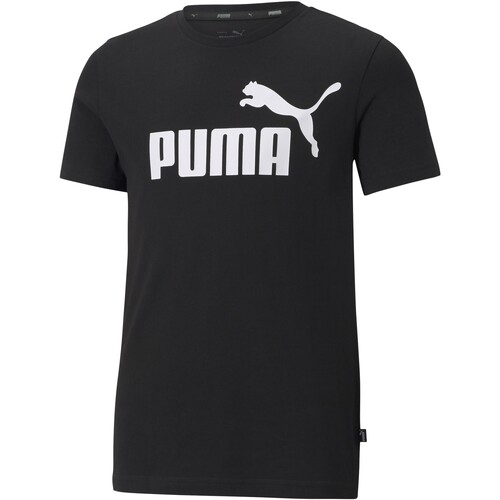 tekstylia Dziewczynka T-shirty z krótkim rękawem Puma 179925 Czarny