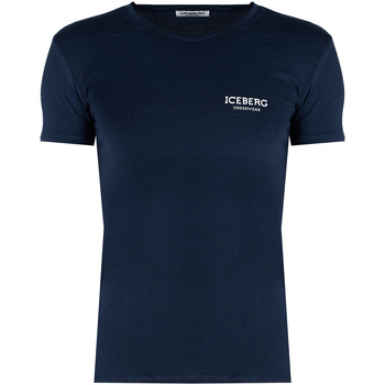 tekstylia Męskie T-shirty z krótkim rękawem Iceberg  Niebieski
