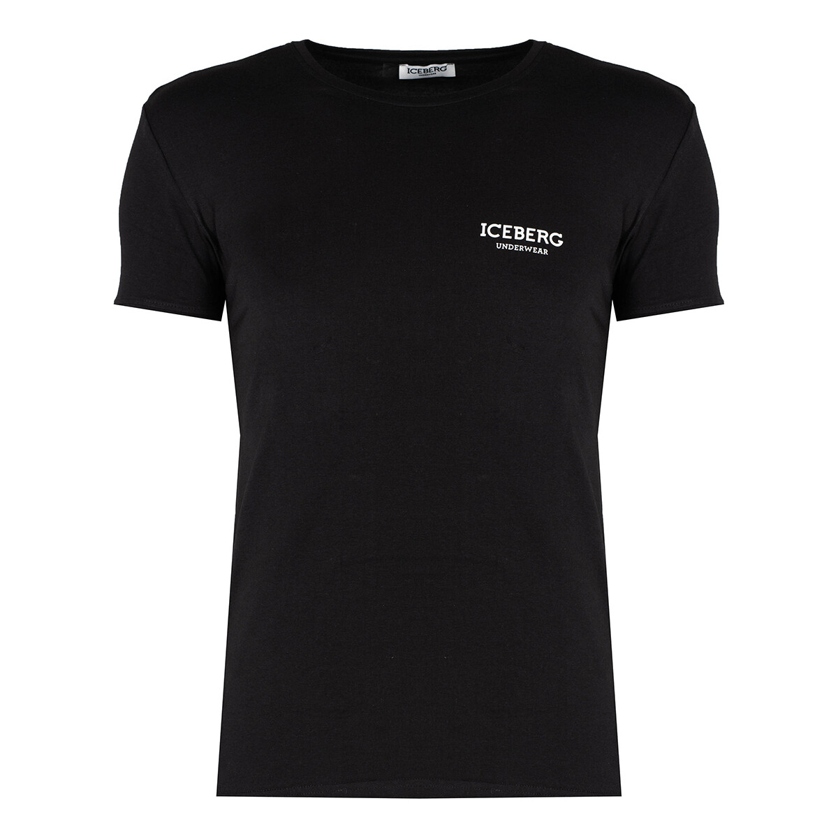 tekstylia Męskie T-shirty z krótkim rękawem Iceberg ICE1UTS01 Czarny