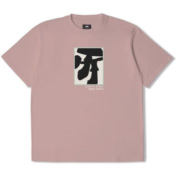 tekstylia T-shirty z krótkim rękawem Edwin T-shirt  Shrooms Różowy
