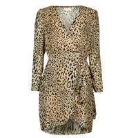 tekstylia Damskie Sukienki krótkie Moony Mood  Leopard