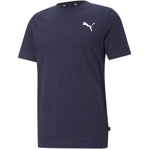 tekstylia Męskie T-shirty z krótkim rękawem Puma 180792 Niebieski
