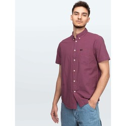 tekstylia Męskie Koszule z krótkim rękawem Lee Men's Button Down Shirt LEE886IISK czerwony, niebieski