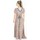 tekstylia Damskie Sukienki długie Isla Bonita By Sigris Długa Sukienka Midi. Różowy