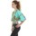 tekstylia Damskie T-shirty z krótkim rękawem Versace Jeans Couture 72HAH623-JS049 Zielony