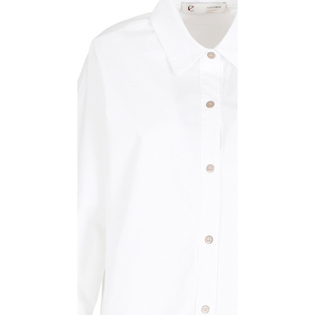 tekstylia Damskie Koszule Café Noir JC0023 Biały