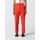 tekstylia Damskie Spodnie Moschino 03280524 A0112 Czerwony
