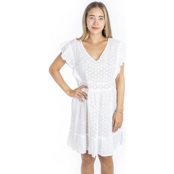 tekstylia Damskie Sukienki Isla Bonita By Sigris Sukienka Biały