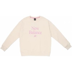 tekstylia Damskie Bluzy New Balance  Beżowy