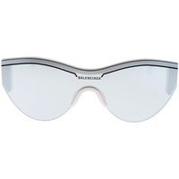 Zegarki & Biżuteria  Damskie okulary przeciwsłoneczne Balenciaga Occhiali da Sole  BB0004S 005 Biały