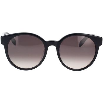 Zegarki & Biżuteria  Damskie okulary przeciwsłoneczne McQ Alexander McQueen Occhiali da Sole  AM0349SA 001 Czarny