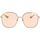 Zegarki & Biżuteria  Damskie okulary przeciwsłoneczne Gucci Occhiali da Sole  con Catena GG1089SA 003 Złoty