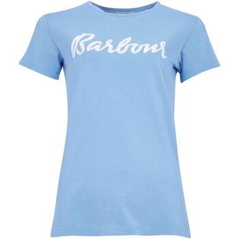 tekstylia Damskie T-shirty i Koszulki polo Barbour LTS0395 BL19 Niebieski