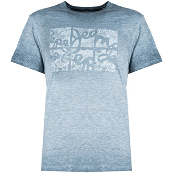 tekstylia Męskie T-shirty z krótkim rękawem Pepe jeans PM507562 | Yoram Niebieski