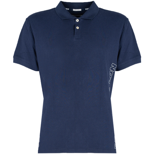 tekstylia Męskie Koszulki polo z krótkim rękawem Pepe jeans PM541674 | Benson Niebieski