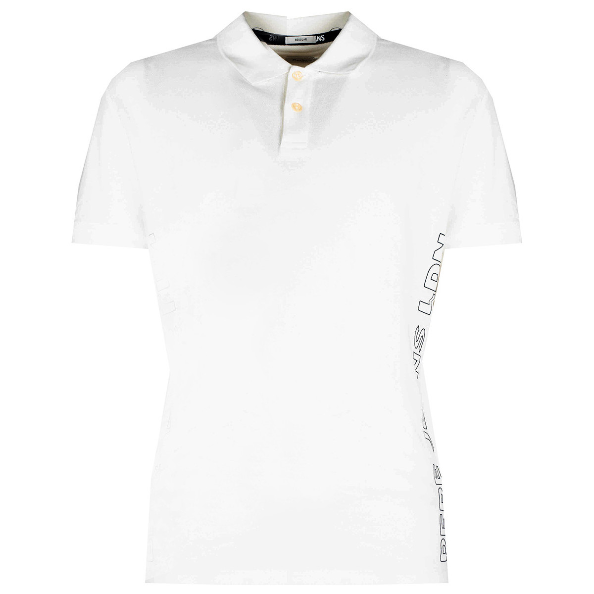 tekstylia Męskie Koszulki polo z krótkim rękawem Pepe jeans PM541674 | Benson Biały
