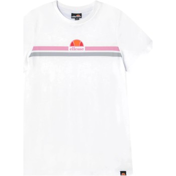 tekstylia Chłopiec T-shirty z krótkim rękawem Ellesse CAMISETA BLANCA JUNIOR  S4M12121 Biały