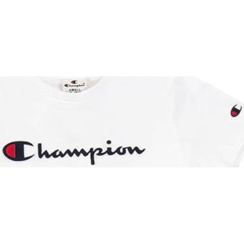 tekstylia Chłopiec T-shirty z krótkim rękawem Champion  Biały