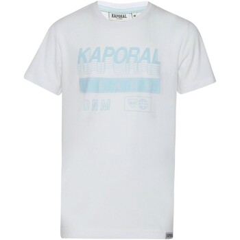 tekstylia Dziewczynka T-shirty z krótkim rękawem Kaporal 183393 Biały