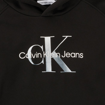Calvin Klein Jeans GRADIENT MONOGRAM HOODIE Czarny