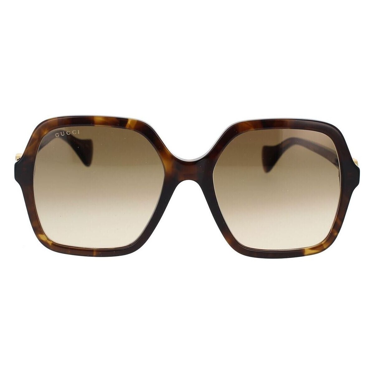 Zegarki & Biżuteria  Damskie okulary przeciwsłoneczne Gucci Occhiali da Sole  GG1072S 002 Brązowy