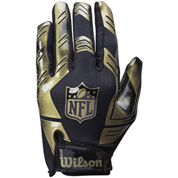Dodatki Męskie Rękawiczki Wilson NFL Stretch Fit Receivers Gloves Czarny