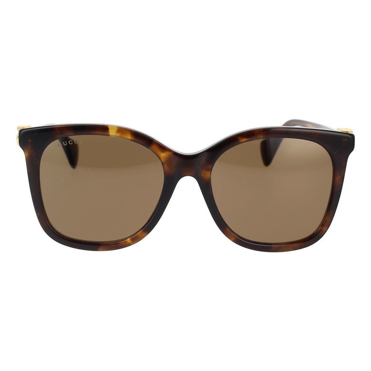 Zegarki & Biżuteria  Damskie okulary przeciwsłoneczne Gucci Occhiali da Sole  GG1071S 002 Brązowy