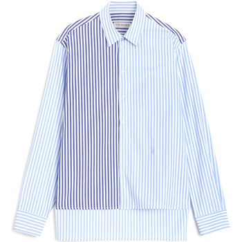 tekstylia Męskie Koszule z długim rękawem Trussardi 52C00245-1T005678 Niebieski