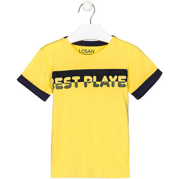 tekstylia Dziecko T-shirty i Koszulki polo Losan 215-1030AL Żółty