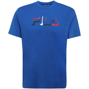 tekstylia Męskie T-shirty z krótkim rękawem Fila FAM0039 Niebieski