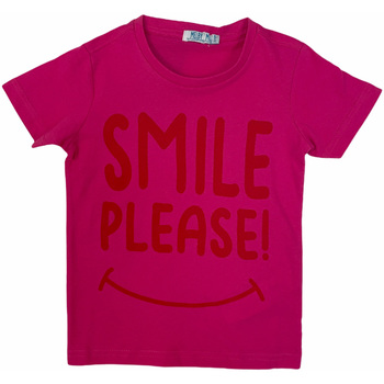 tekstylia Dziewczynka T-shirty z krótkim rękawem Melby 72E5834 Różowy