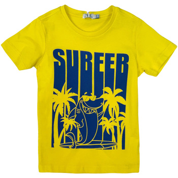 tekstylia Dziecko T-shirty z krótkim rękawem Melby 72E5834 Żółty