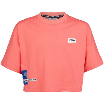 tekstylia Dziewczynka T-shirty z krótkim rękawem Fila FAT0005 Różowy