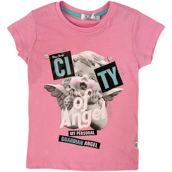 tekstylia Dziewczynka T-shirty z krótkim rękawem Melby 72E5575 Różowy