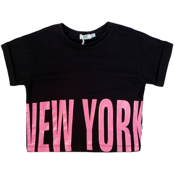 tekstylia Dziewczynka T-shirty z krótkim rękawem Melby 72E5585 Czarny
