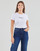 tekstylia Damskie T-shirty z krótkim rękawem Pepe jeans NEW VIRGINIA Biały