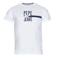 tekstylia Męskie T-shirty z krótkim rękawem Pepe jeans SHELBY Biały