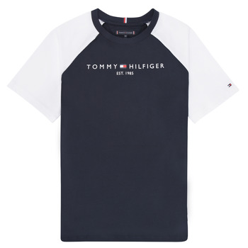 tekstylia Chłopiec T-shirty z krótkim rękawem Tommy Hilfiger KB0KB07754-DW5 Wielokolorowy