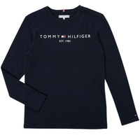 tekstylia Chłopiec T-shirty z długim rękawem Tommy Hilfiger KS0KS00202-DW5 Marine