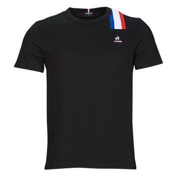 tekstylia Męskie T-shirty z krótkim rękawem Le Coq Sportif TRI TEE SS N 1 Czarny