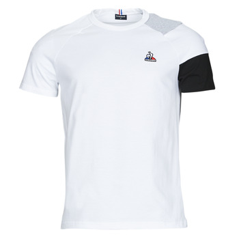 tekstylia Męskie T-shirty z krótkim rękawem Le Coq Sportif BAT TEE SS N 1 Biały / Szary / Czarny