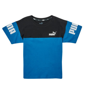 tekstylia Chłopiec T-shirty z krótkim rękawem Puma PUMPA POWER COLORBLOCK TEE Niebieski / Czarny