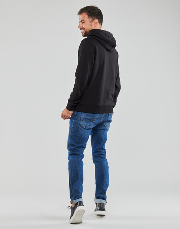 Calvin Klein Jeans SCATTERED URBAN GRAPHIC HOODIE Czarny