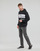 tekstylia Męskie Bluzy Calvin Klein Jeans INSTITUTIONAL BLOCKING HOODIE Czarny / Biały